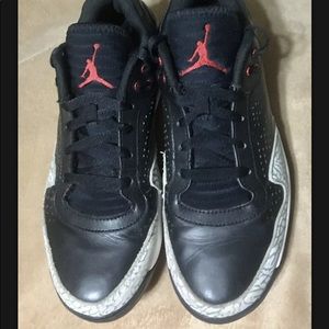 AirJordan After Game II Black/Red/White Mens sz 8